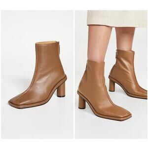 NEW REIKE NEN Front Piping Ankle Brown Boots Leather US Size 9.5 EU 40